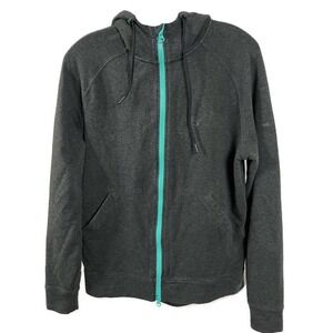 Myles Men's Skyline Heavy Weight Dark Heather Gray Full Zip Hoodie-‎ Size Medium